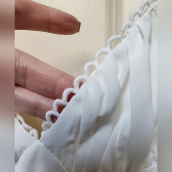 Princess Polly Arialena Mini Dress, White Size 4 - Picture 6 of 10